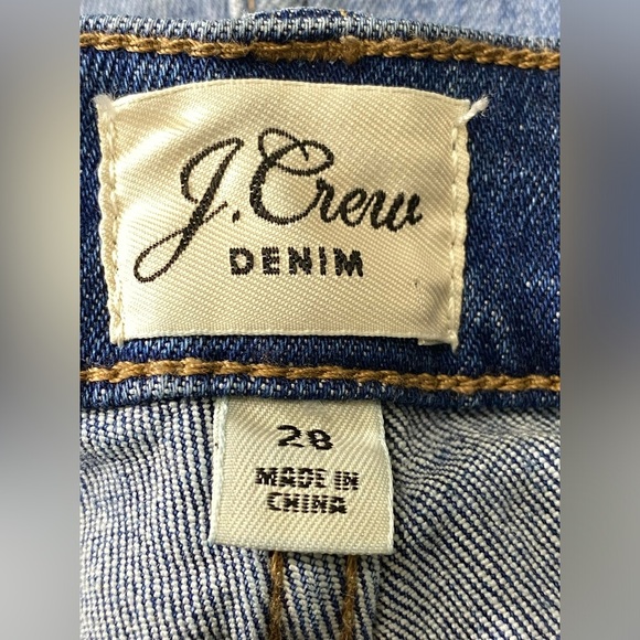 J.Crew Women’s Size 28 Slim Boyfriend Jean Raw Hem Distressed Jeans - Picture 8 of 11